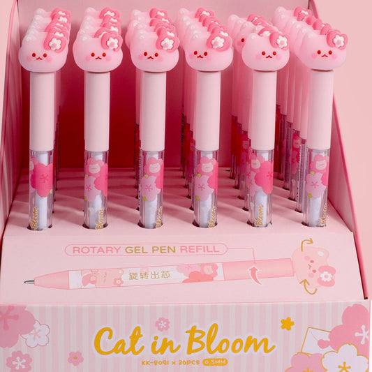 SAKURA CAT SPINNING GEL PEN