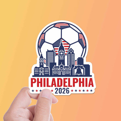 Philadelphia USA Soccer Sticker