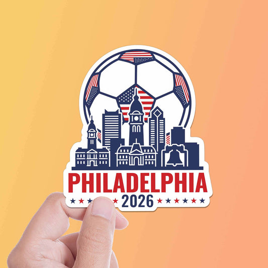 Philadelphia USA Soccer Sticker