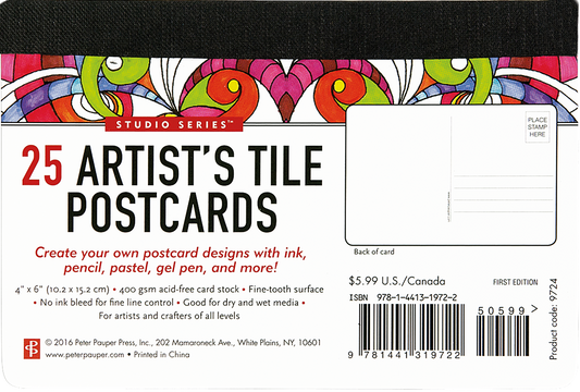 Studio Series Artist's Tile Postcards