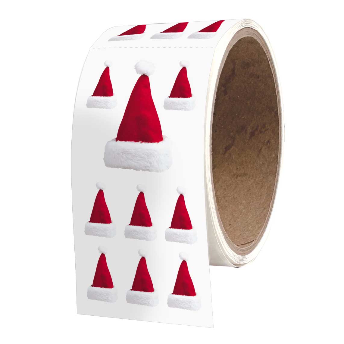 Santa Hat Sticker - ROLL OF 50 MODULES