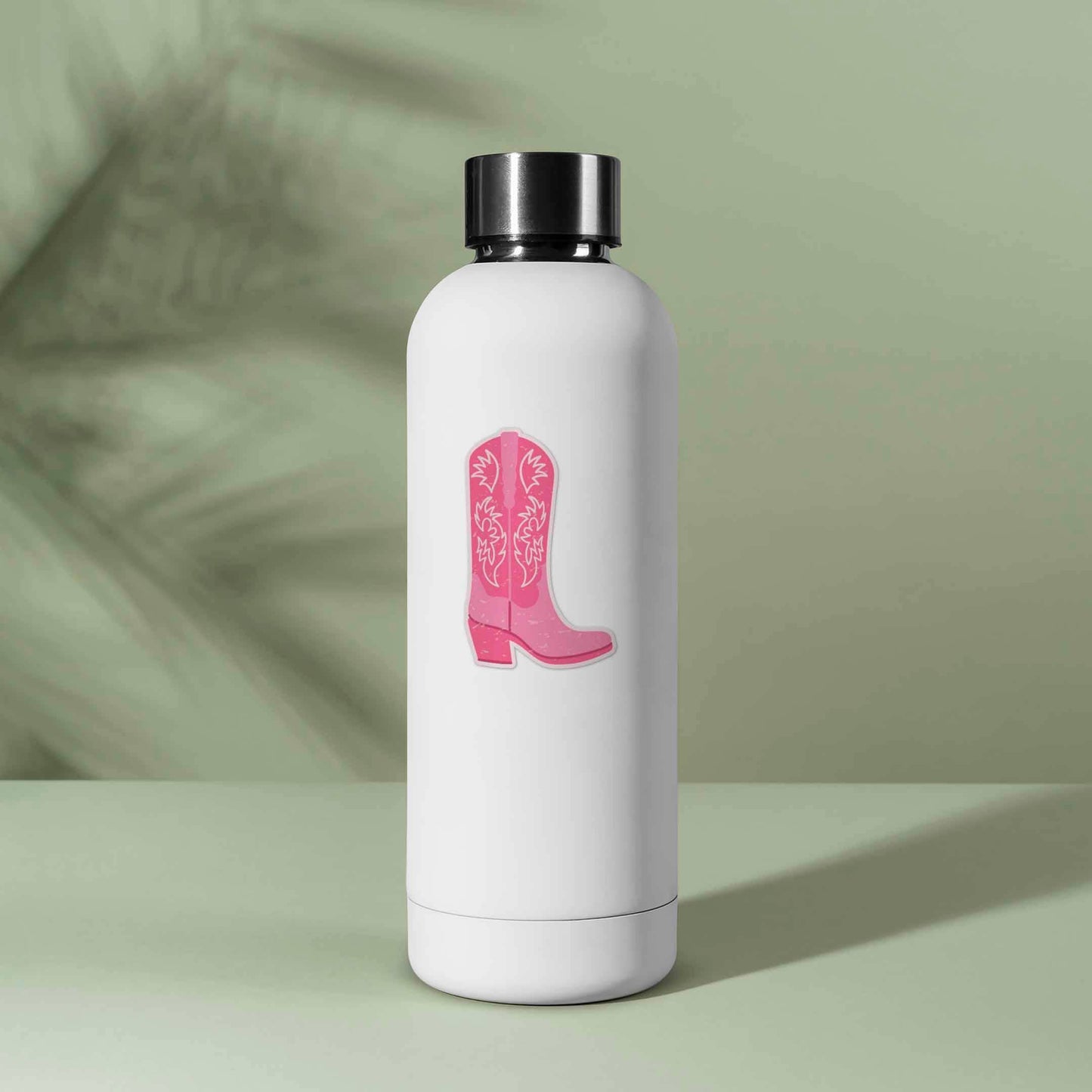 Pink Cowboy Boots Cowgirl Sticker for Hydroflask