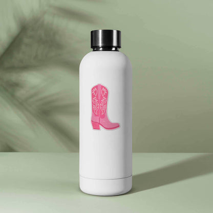 Pink Cowboy Boots Cowgirl Sticker for Hydroflask