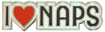 I Love Naps Enamel Pin