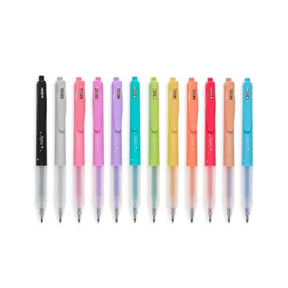 Oh My Glitter!: Retractable Glitter Ink Gel Pens (Set of 12)