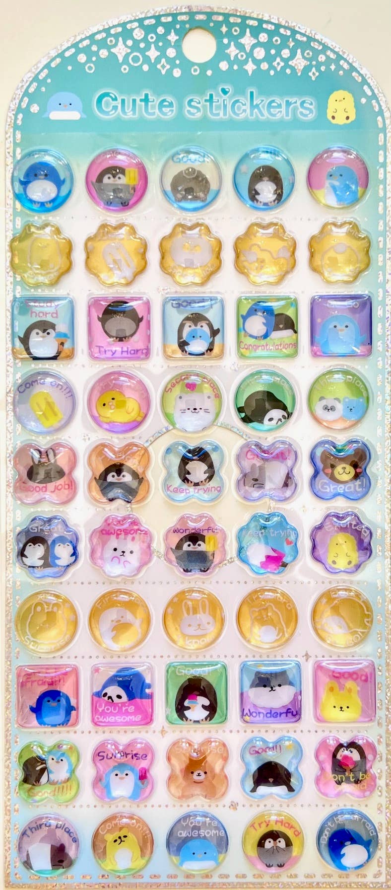 3D Reward Jewel Phone Stickers