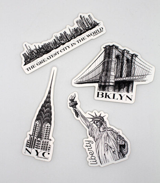 Brooklyn Bridge BKLYN Sticker – 3.5"