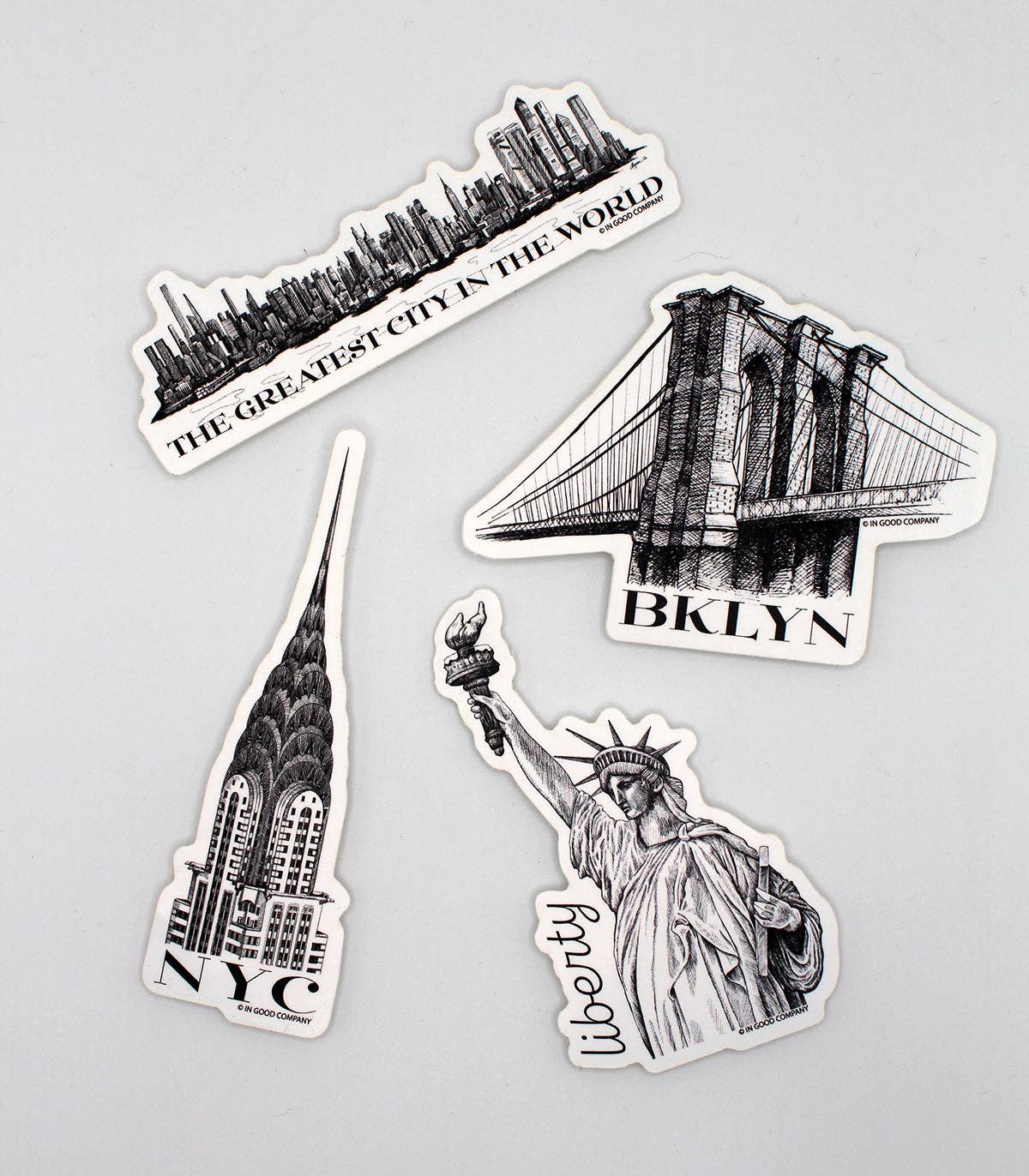 Chrysler Building NYC Sticker - 4"