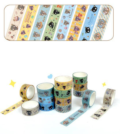 Sanrio Masking Tape Set (8 Rolls) – Chococat & Usahana
