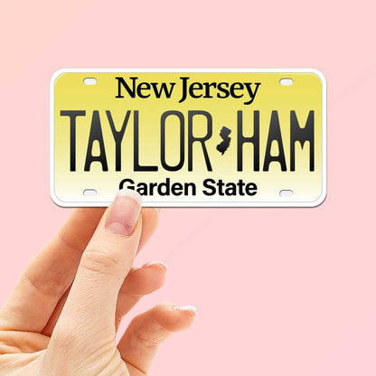 Taylor Ham NJ Bumper Sticker - New Jersey Decals