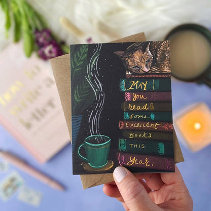 May You Read Some Excellent Books This Year — Birthday Card