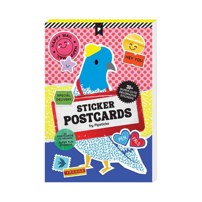 Special Delivery Sticker Post Card Book