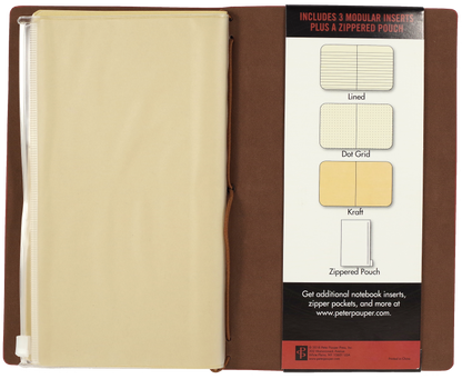 Burgundy Voyager Notebook