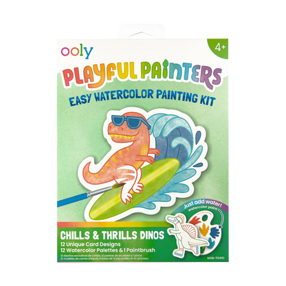 Playful Painters: Easy Watercolor Painting Kit - Chills & Th