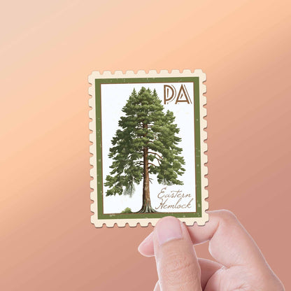 Pennsylvania State Tree Eastern Hemlock Sticker - PA Decal