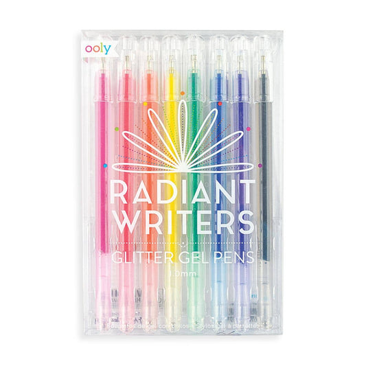 Radiant Writers: Glitter Gel Pens (Set of 8)