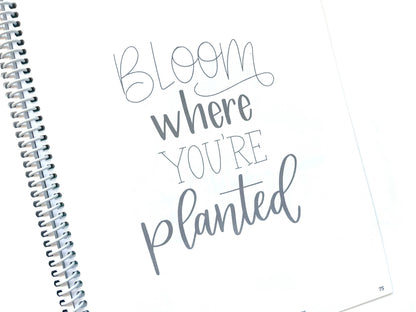 Mindful Lettering for Fun: Plant Edition
