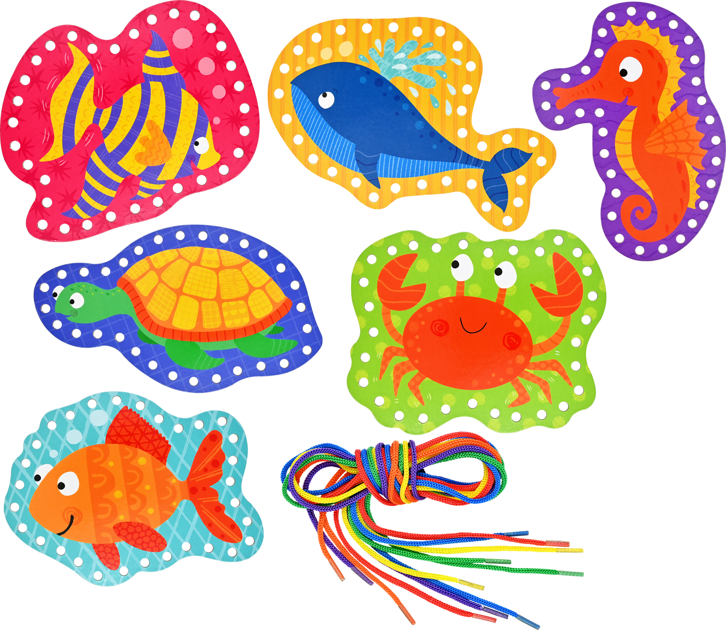 Under the Sea Lacing Cards