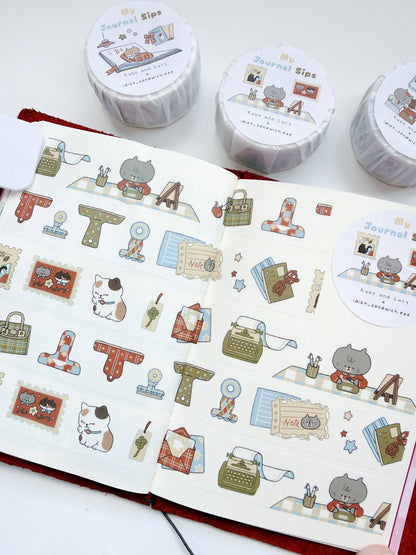 Kuboandlucy x Idiot Sandwich My Journal Sips V.3 (Stationery)  Washi Tape