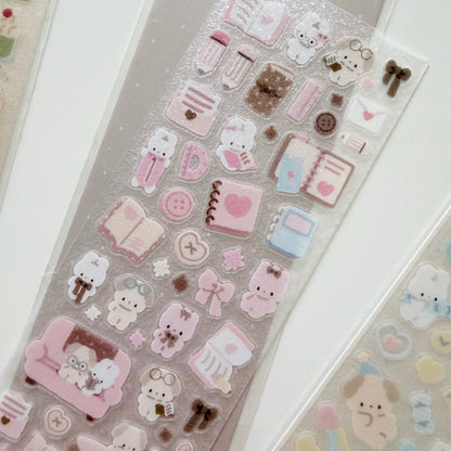 Teeny Tiny Glitter Sticker Sheet