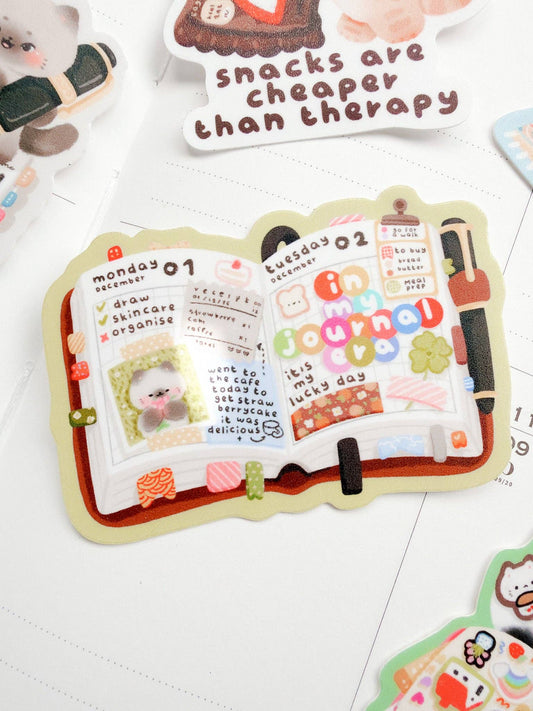 Kuboandlucy Stationery Co | In My Journal Era Vinyl Sticker