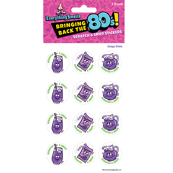 Grape Drink EverythingSmells Scratch & Sniff Stickers