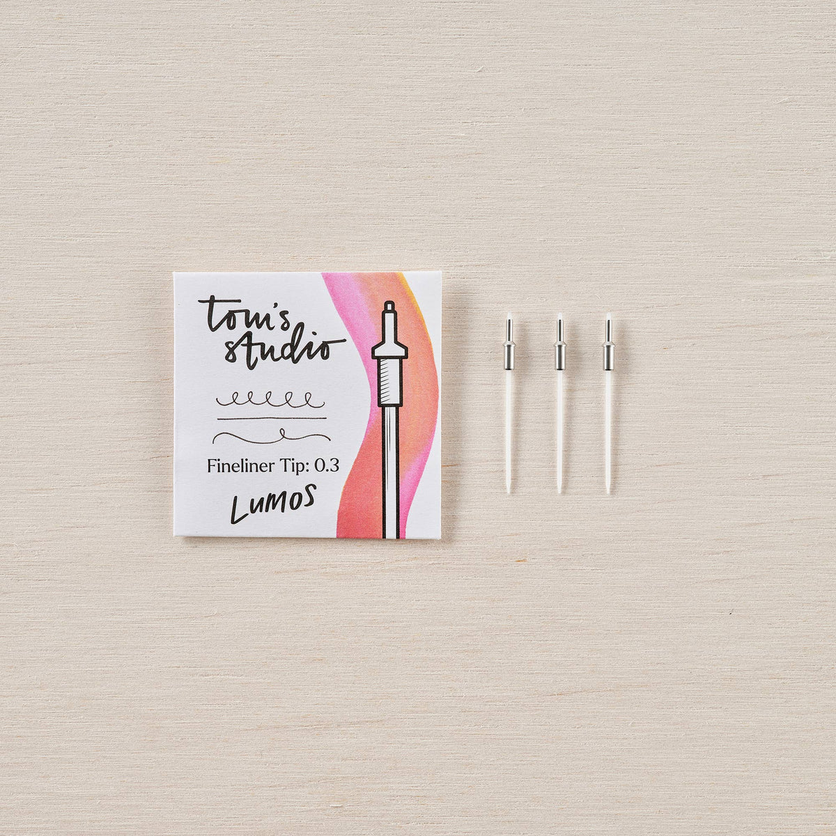 3-pack fineliner markers, tip size 0.3