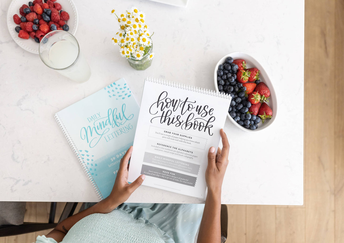 Daily Mindful Lettering: Peace & Calm Edition