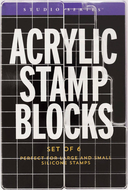 Studio Series Acrylic Stamp Blocks (Set of 6)