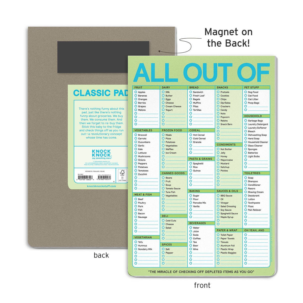All Out Of Pad® with Magnet (Pastel Version / Original)
