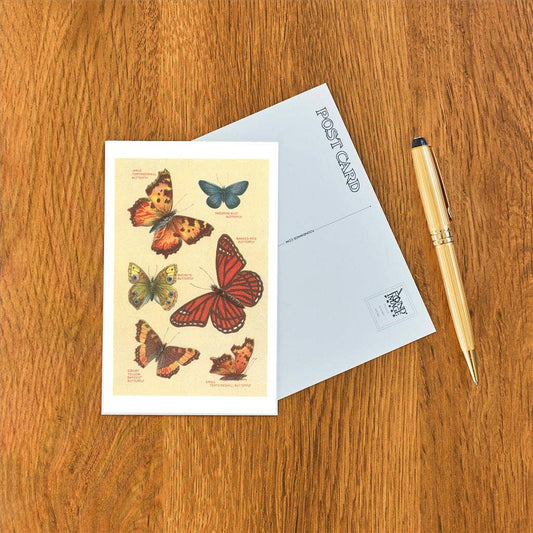 Postcard IS-22 Butterflies