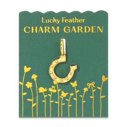 Charm Garden - Gold - Horseshoe