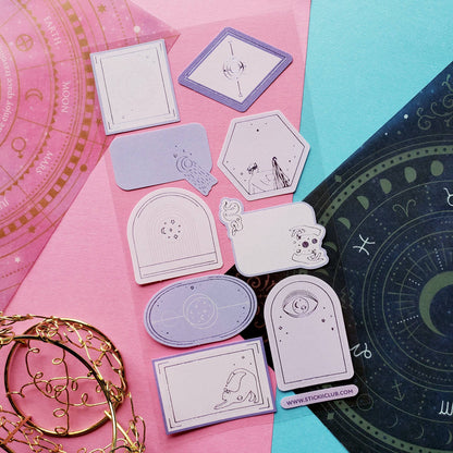 Celestial Labels Sticker Sheet