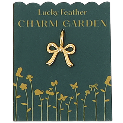 Charm Garden - Bow Charm - Gold