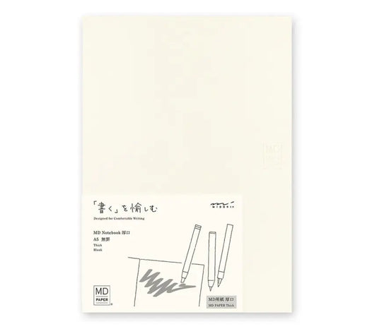 MD NOTEBOOK THICK A5 BLANK A