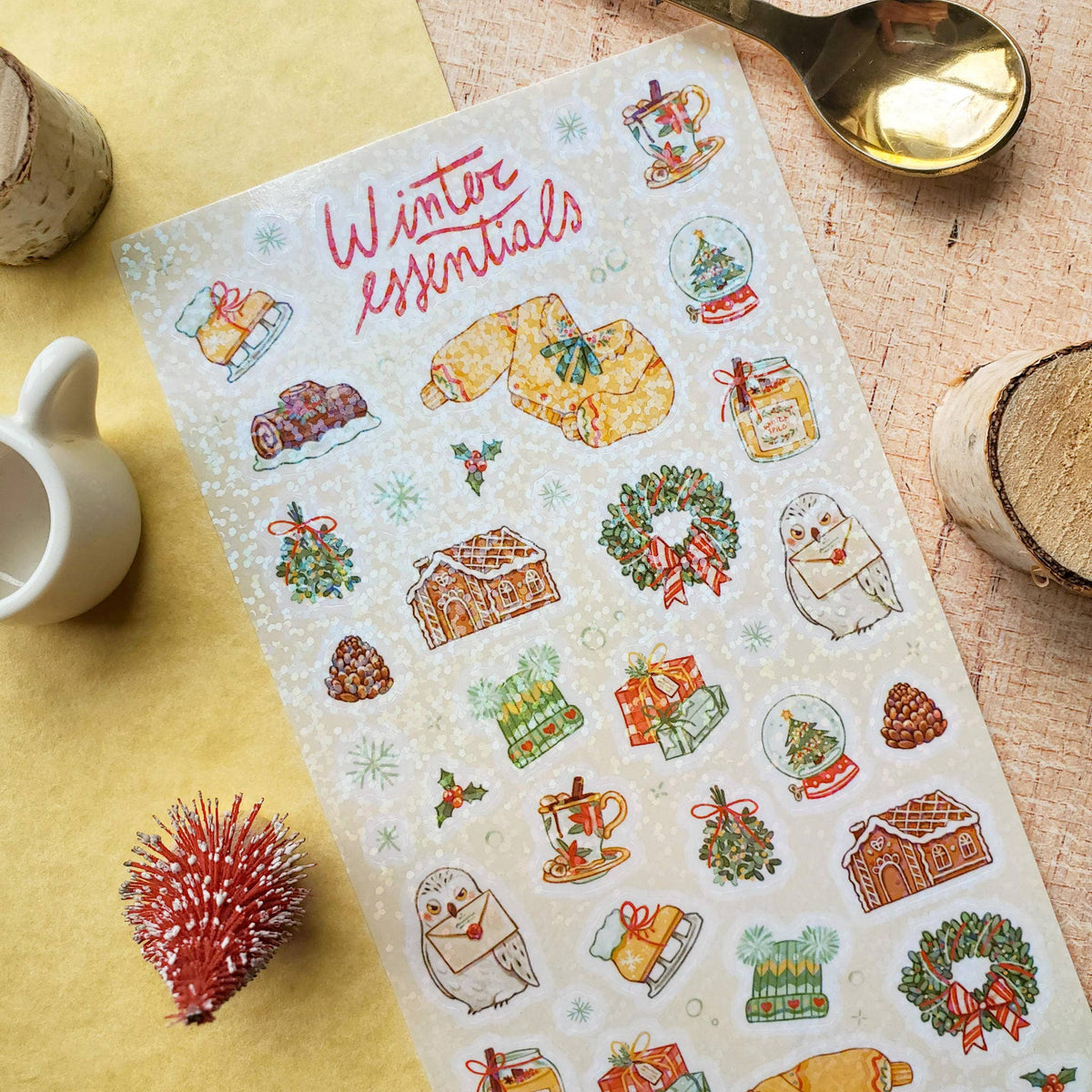 Winter Essentials Sticker Sheet