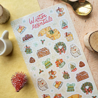 Winter Essentials Sticker Sheet