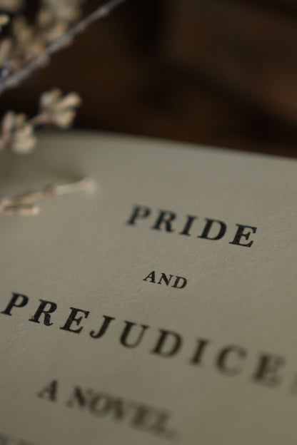 *Pride & Prejudice by Jane Austen 1813 Book Journal