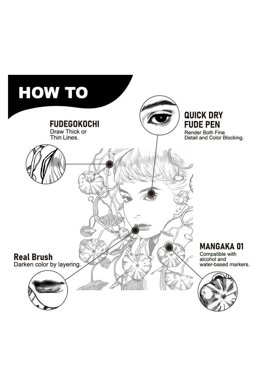 Zig® Illustration Drawing Sets