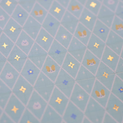 25mm Washi Tape (Foil) - Diamond Friends