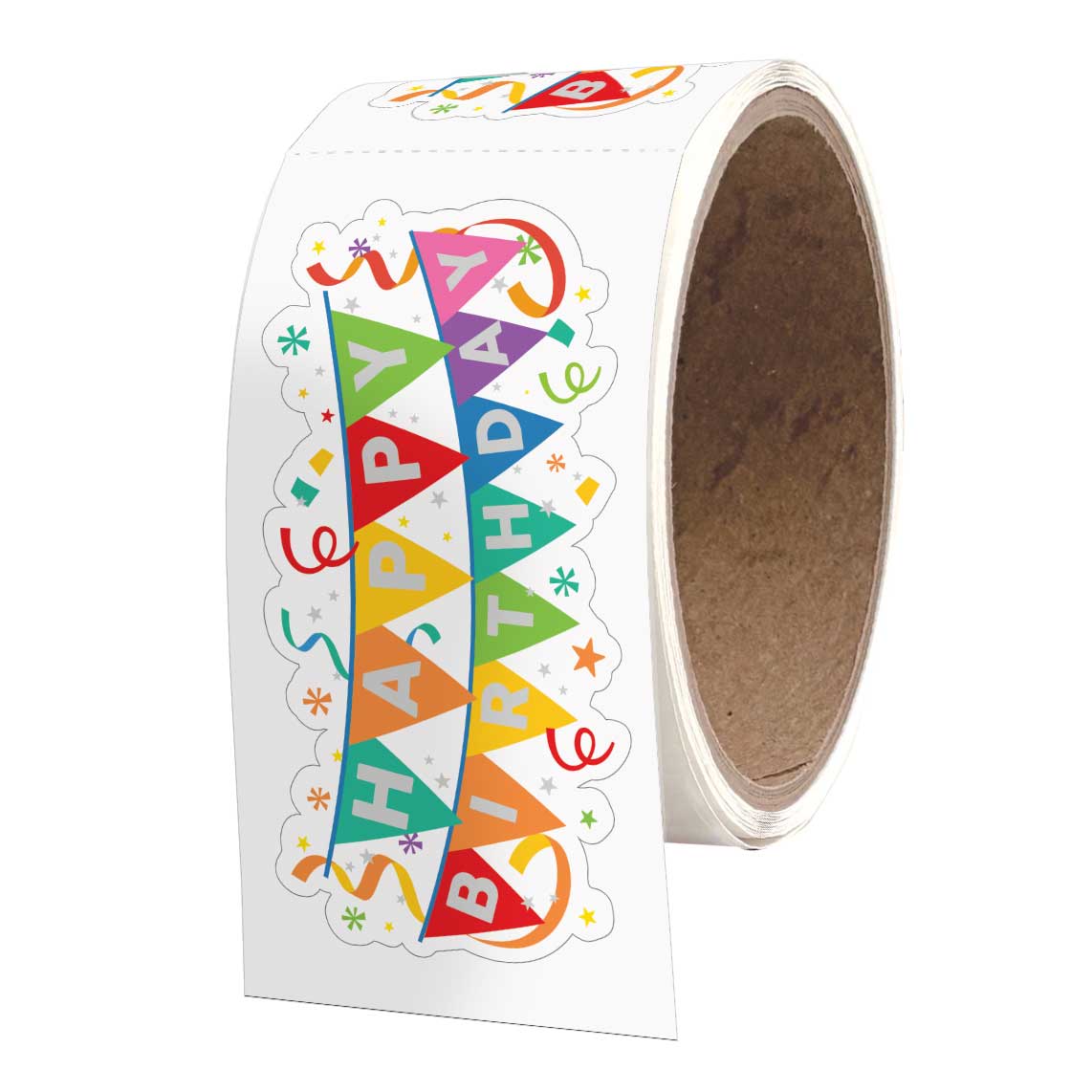 Happy Birthday Banner 2x4 Sticker Sheet