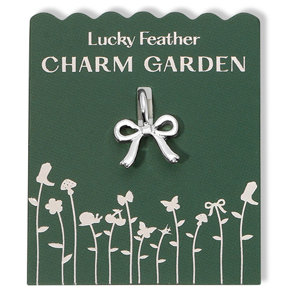 Charm Garden - Silver - Bow Charm