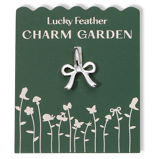 Charm Garden - Silver - Bow Charm