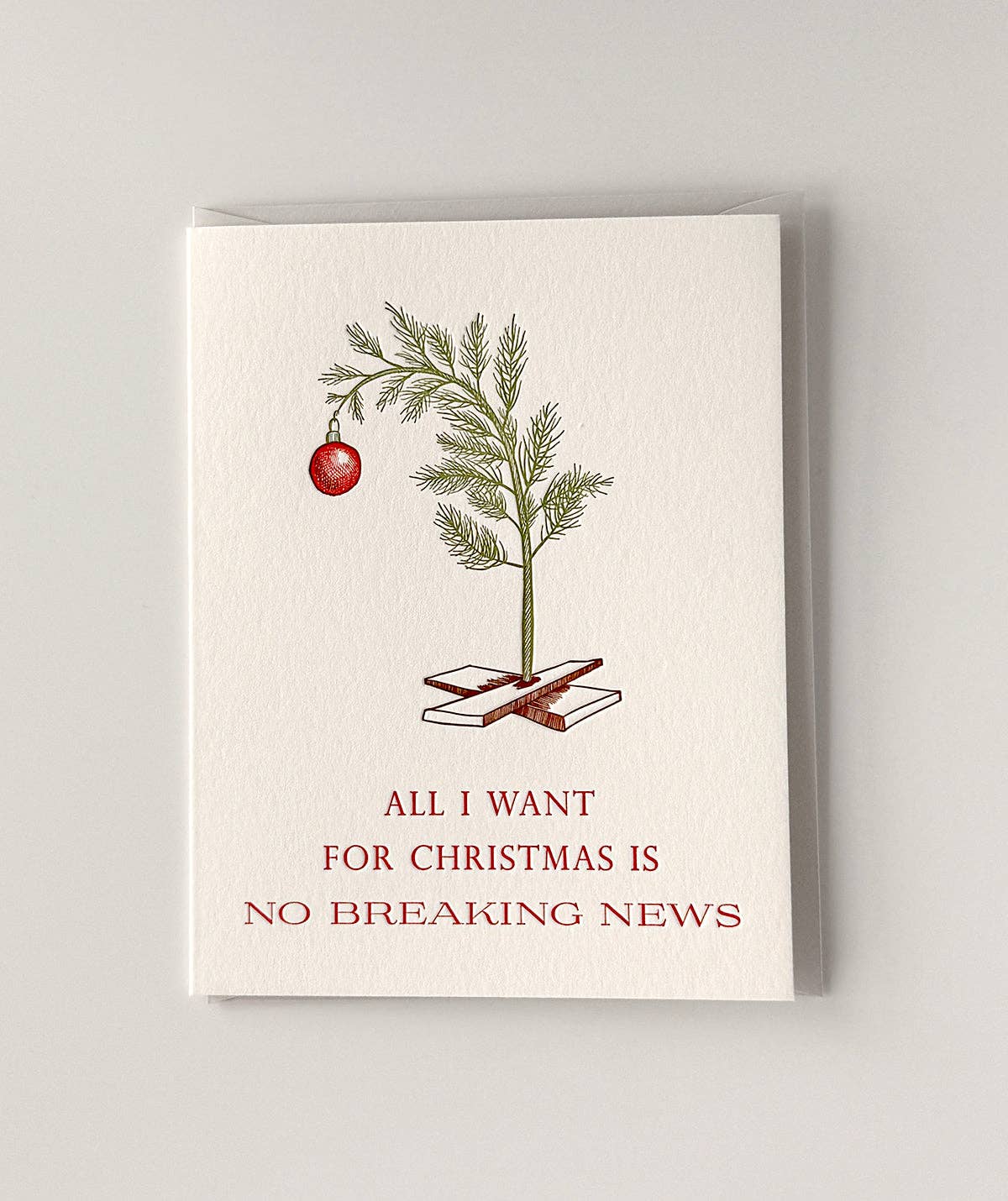 All I Want for Christmas Boxed Holiday Letterpress Cards