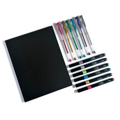 Modern Metallics: D.I.Y. Sketchbook Kit (13 PC Set)