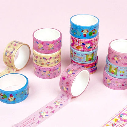 Sanrio Masking Tape Set (8 Rolls) – Chococat & Usahana