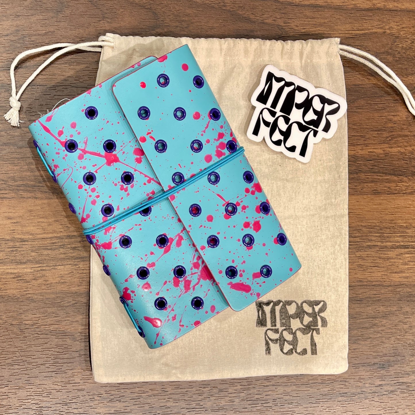 Imperfect Concepts: Juniper, Turquoise, Painted, Grommet (A6-Trifold) 24