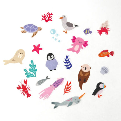 Ocean Wonders Jumble Washi Stickers