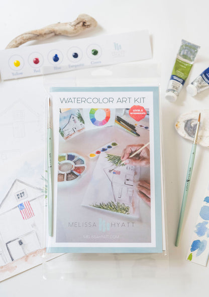 Watercolor Class in a Kit by Melissa Hyatt