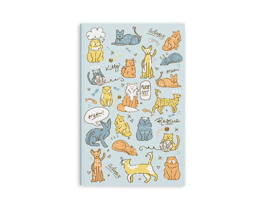 Retro 51 - Cat Rescue Dot Grid Notebook